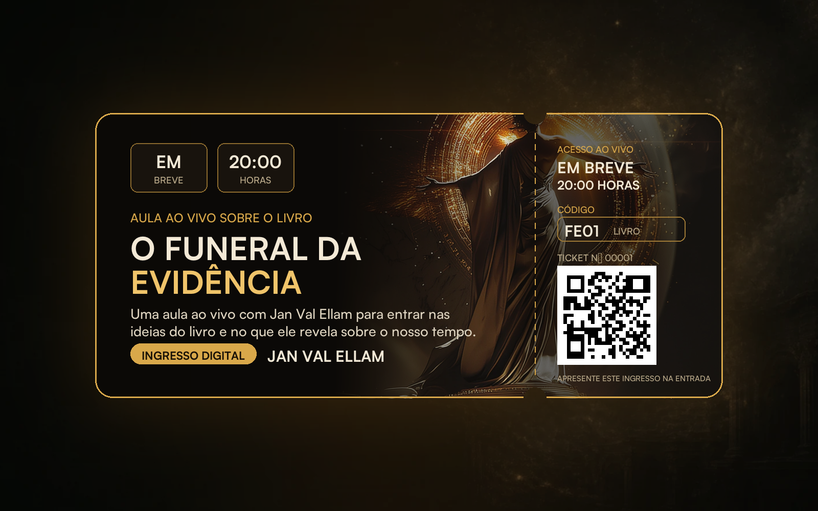 Ingresso da aula ao vivo